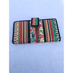 Relic by‎ Fossil Ladies Wallet Vibrant Multicolor VGUC